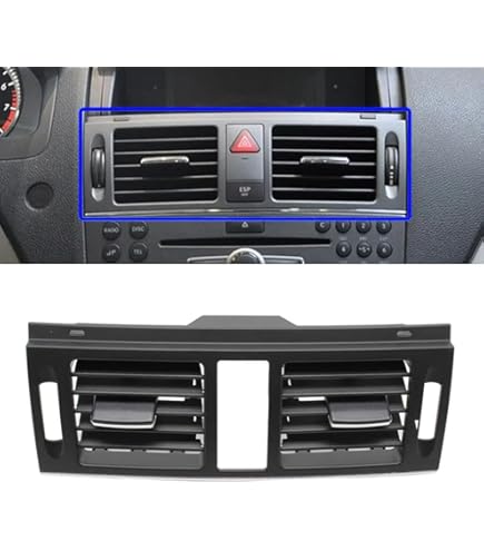 Piano Black Dash Air Conditioner Grille Outlet Cover AC Vent Panel