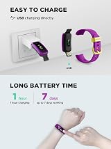 Vigor Kids Fitness Tracker Watch Heart Rate Sleep Monitor IP68 view 6