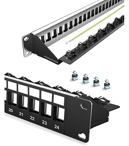 Amazon.com: Leviton 69587-U24 Extreme Cat 6+ Angled 110-Style