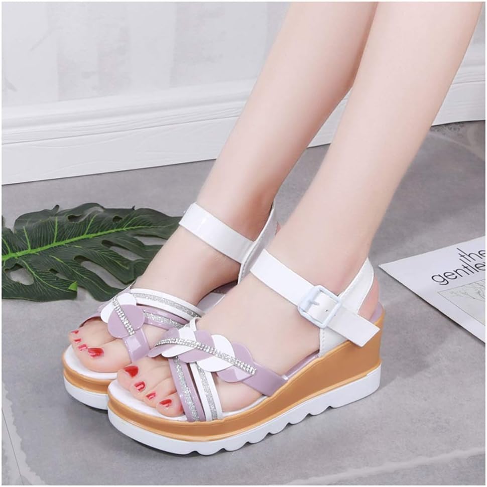 ankle wrap wedge heels