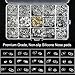 Owfeel Eyeglass Nose Pads15 Style 150 Pairs Ultra-soft Silicone