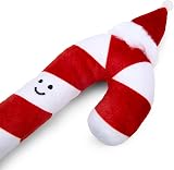 Petface Candy the Christmas Cane Plush Dog Toy with Built-In Squeaker view 5