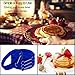 YumYum Utensils Silicone Egg Rings. Blue 4-pk