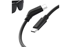 Hagibis AR Smart Glasses Cable USB-C Charging Data & Power Supply Cable 10Gbps 4K60Hz 240W Wedge Joint Ultra-Slim Flexible Ca