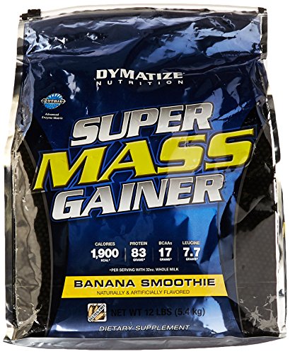 Dymatize Nutrition Super Mass Gainer, Banana, 12 Pound