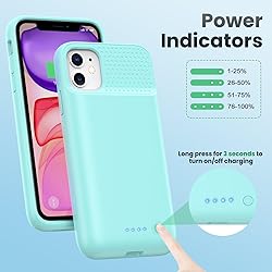 QTshine Battery Case for iPhone 11/XR, 2024