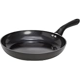 Ecolution Artistry Nonstick Frying Pan, Easy To Clean, Comfortable Handle, Even Heating, Dishwasher Safe Pots and Pans, 11-Inch, Black