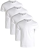 Van Heusen Mens Undershirts - 4 Pack Cotton