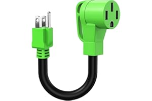 Liftsun Level 1 EV Charger Plug Adapter(NOT for RV and Household Electric Appliances) NEMA 5-15P to 14-50R Adapter Cord for Tesla Heavy Duty 50 Amp to 15 Amp 110 Volt EV Charger Power Cord