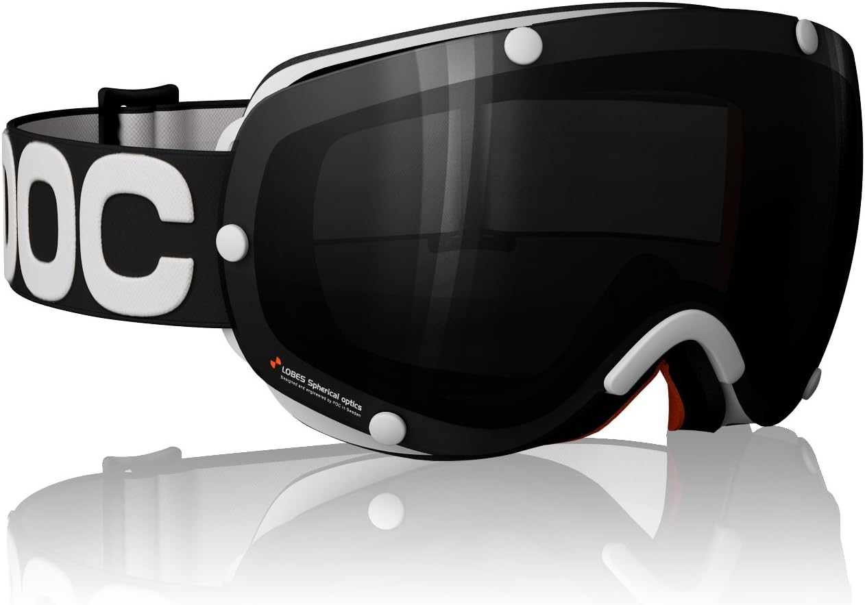 POC Lobes Black Strap Goggles with Black Lense (One Size)