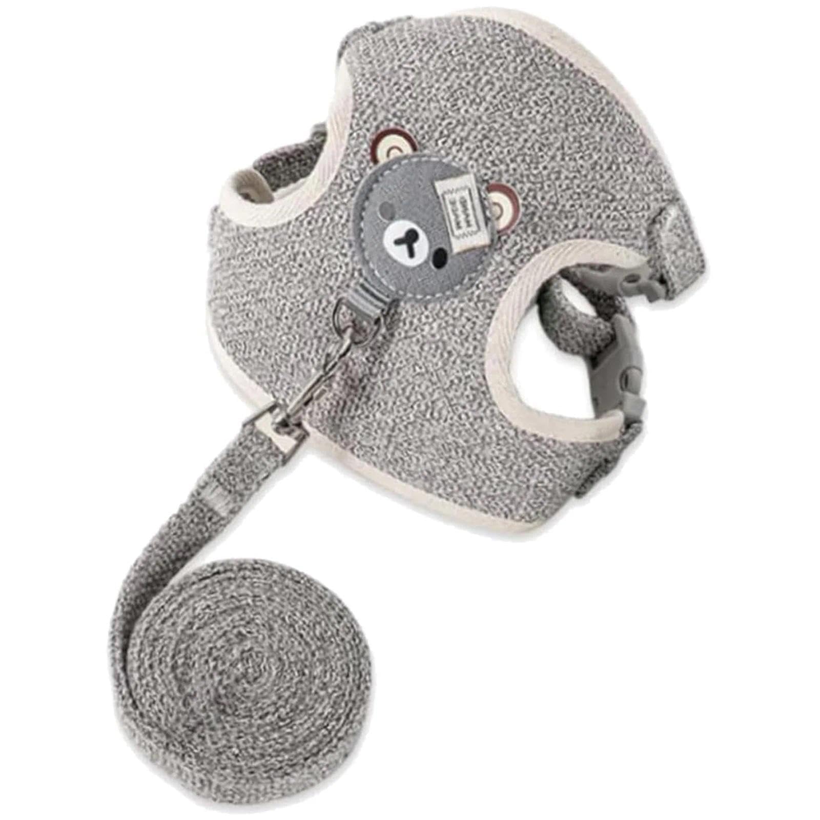 JYTDBCS Rabbits Harness Elastic Lead Soft Padded Pet Vest Adjustable Rabbit Leash and Harness Set Pet Harness and Lead for Hamsters Small Cats Bunny Dogs Scrunchies Rabbit Harness And Lead Set