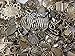 30pc Assorted Size Antiqued Bronze Charms, Bails, Jumprings, Cameo Bezel Sett...