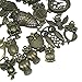 150 Gram (Approx 40pcs) 20 Different Style DIY Antique Metal Owl Charms Pendant for Crafting,Bracelet Necklace Jewelry Making Accessories