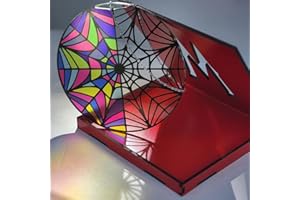 THE LAUGHING PEACH Decorative Suncatcher, Wednesday Birthday Party Decor, Gift Box Included, inspired by Wednesday's Ophelia Hall Window