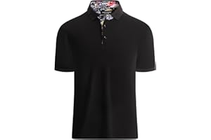 Alex Vando Mens Polo Shirts Short Sleeve Regular Fit Fashion Designed Shirt