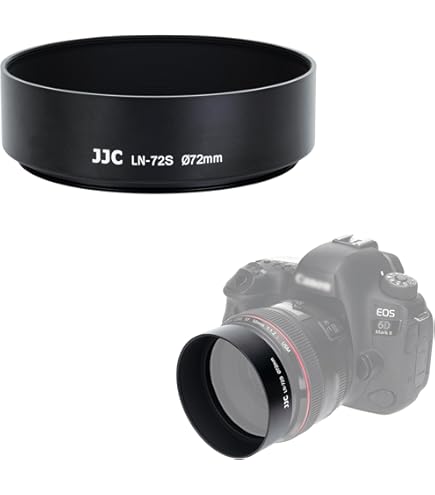 Amazon.com : Haoge 72mm Square Metal Screw-in Mount Lens Hood