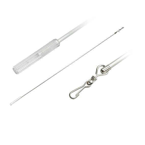 1 Stück Schleuderstab Chromstahl Farbe glasklar 5 mm Durchmesser (125 cm)
