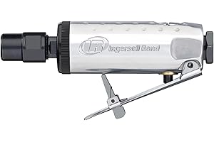 Ingersoll Rand 307B Air Angle Die Grinder, 28,000 RPM, 0.25 HP, 1/4" Collet, Front Exhaust, Silver/Black, 1 Count