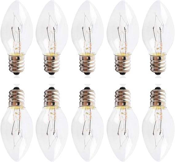 15WE12 15 Watt Light Bulbs for Scentsy Bulbs Plug in Nightlight Warmer