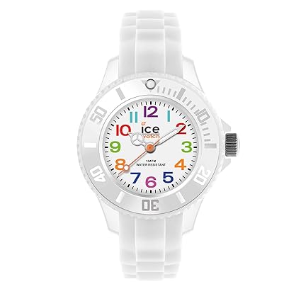 Ice-Watch - ICE mini White - Weiße Jungenuhr mit Silikonarmband - 000744 (Extra Small)