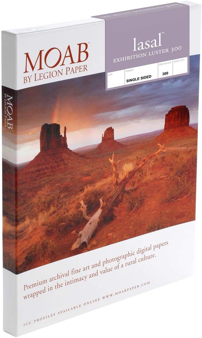 Moab Lasal Exhibition Luster 300 Paper (50 Sheets)