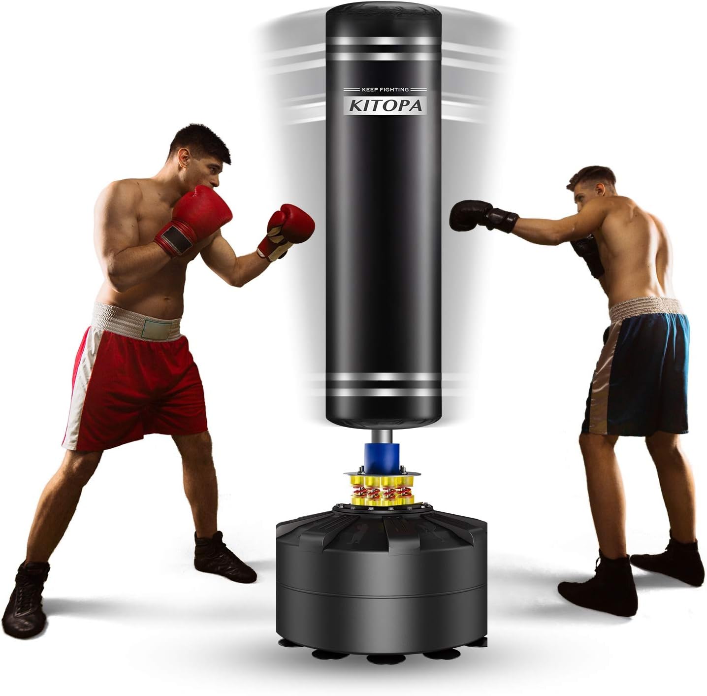 Adult Free Standing Punch Bag, Heavy Punching Bag Stand with Suction Cup Base for Adult Youth