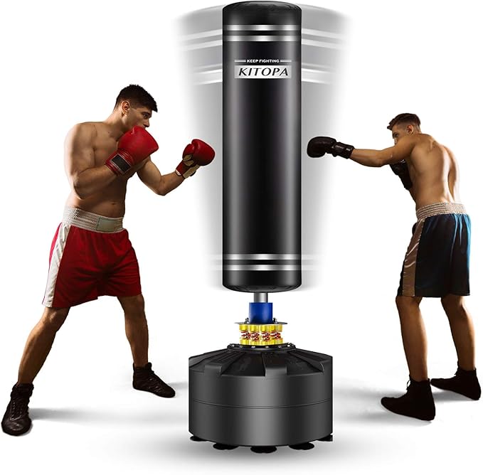 Adult Free Standing Punch Bag, Heavy Punching Bag Stand with Suction