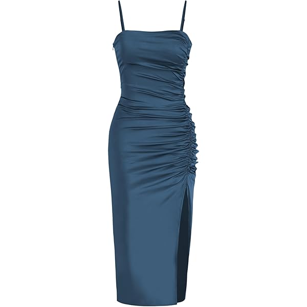 Amazon.com: CIDER Mesh Square Neck Solid Drawstring Maxi Dress: Black, XXS  : Clothing, Shoes & Jewelry