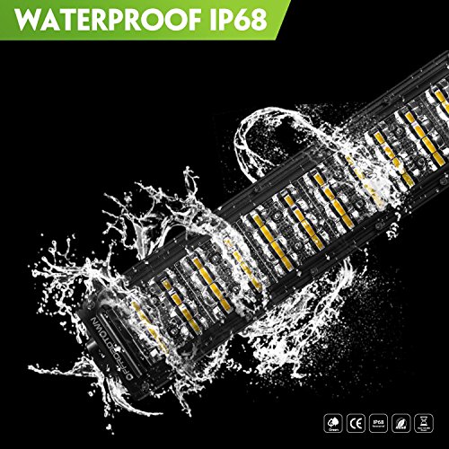 LED Light Bar, OFFROADTOWN 30inch 480w Quad Row LED Fog Lights Spot Flood Combo Beam Off Road Light for Vehicle Truck Jeep Wrangler ATV UTV SUV Ford Boat