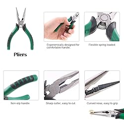 Hilitchi 5 Pcs Upholstery Tools Double-Faced Soft