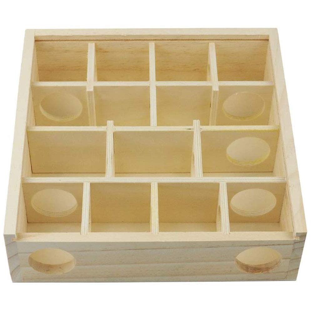 OMEM Pet Hamster Maze,Small Animal Hideout, Pet Mini Hut,Hamster Cabin,Hamster Cages,Pet Wooden Toys,Pet Hamster Toys