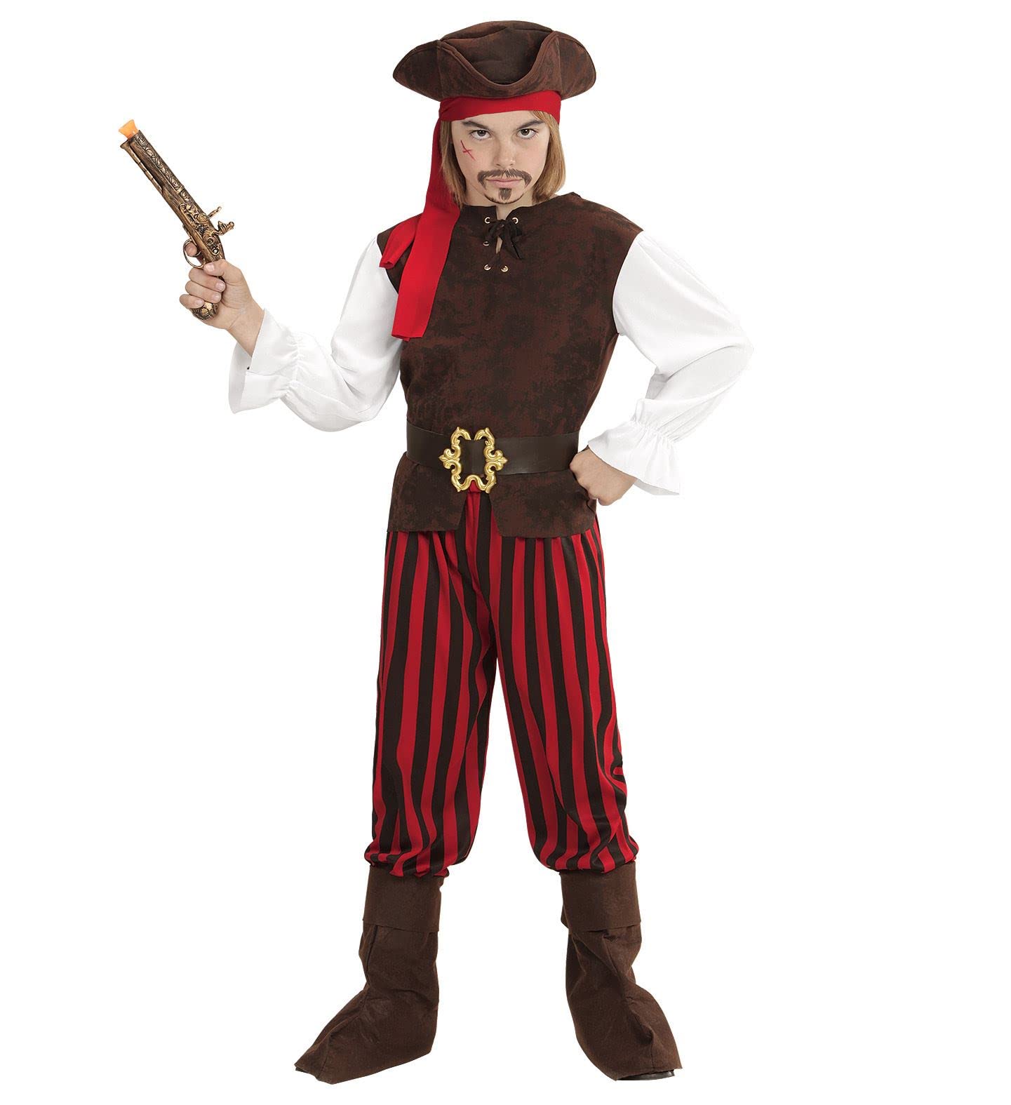 Widmann CARIBBEAN PIRATE BOY 128cm FOR FANCY DRESS COSTUME