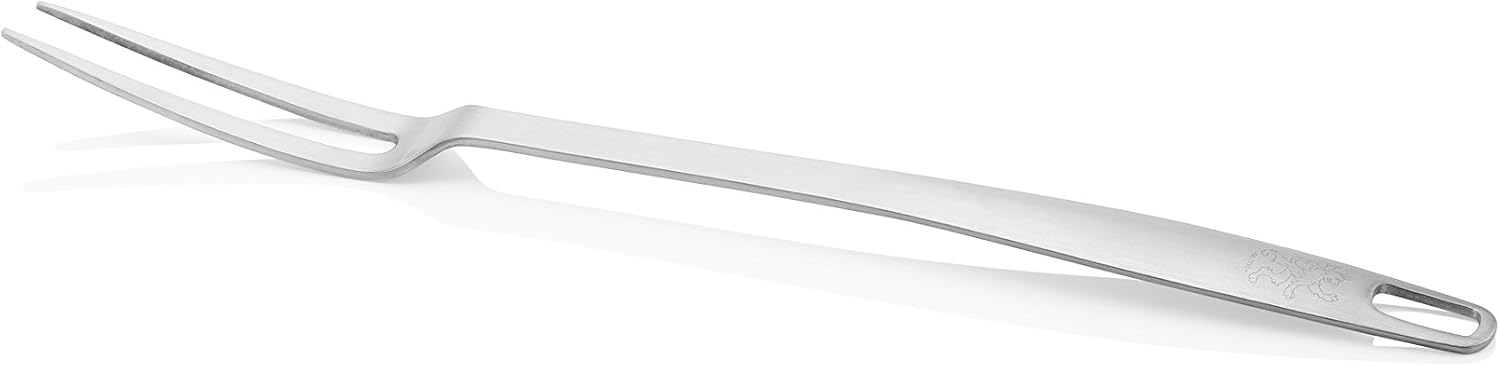 Stanley Rogers Meat Fork 31,5 cm, Shapely Design, Stainless Steel, Satin-Finished Surface (Colour: Silver) - Image 3