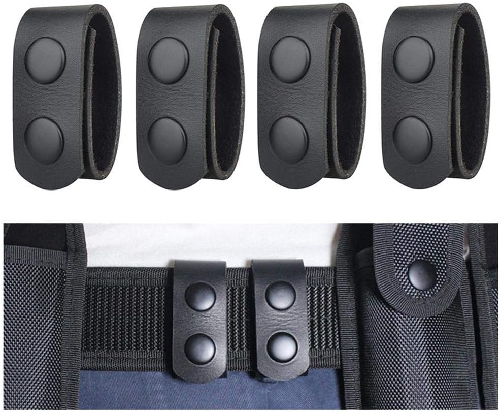Belt Keeper Security Tactical Combat Belt Utility Gear Adjustable Heavy Duty Police Military Equipment for Outdoor Leather belt keepers