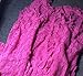 R.Vivimos Womens Sleeveless Backless Asymmetrical Layered Lace Long Dress with Slip Two Pieces (Medium, Hot Pink)