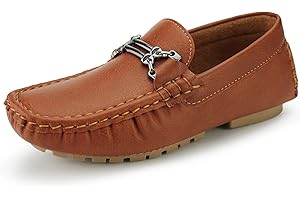 Hawkwell Kids Casual Penny Loafer Moccasin Dress Driver Shoes(Toddler/Little Kid/Big Kid)