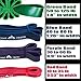 Micrael Home Heavy Duty Pull Up & Powerlifting Bands by Draper's Strength - Add Resistance for Stretching, Exercise, & Assisted Pull-Ups, Red