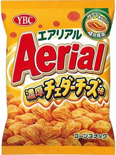 Nabisco Japan Aerial Corn Snack Rich Cheddar Cheese 70g x 1 with Akiba King Sticker
