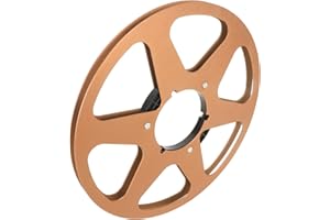 10.5 Inch Empty Tape Reel Aluminum Alloy, 6 Hole Universal Opening Machine Part for Revox Studer, NAGRA, 1/4in Tape, 10.5in D