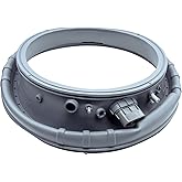 DC97-18094B Washer Door Boot Seal Gasket Diaphragm for Samsung Washing Machine WF42H5000AW/A2 WF42H5100AW/A2 WF42H5200AF/A2 WF42H5200AP/A2 WF42H5200AW/A2 Replace PS9606239 AP5917067 EAP9606239 4000547