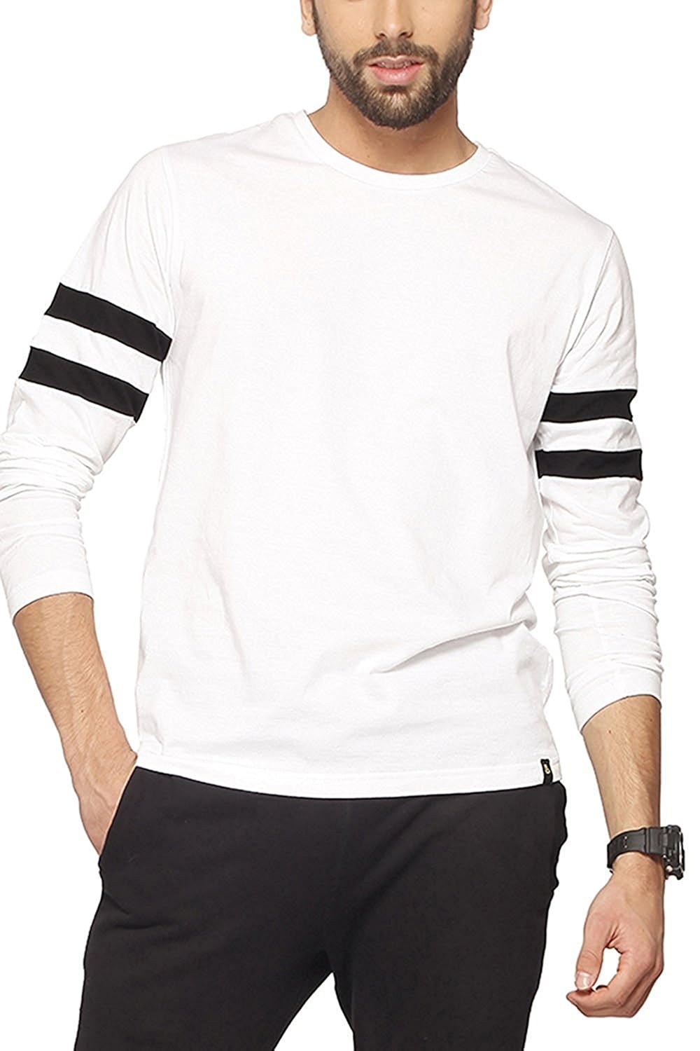 veirdo men's cotton t-shirt (tsh_03plainwhite_p)