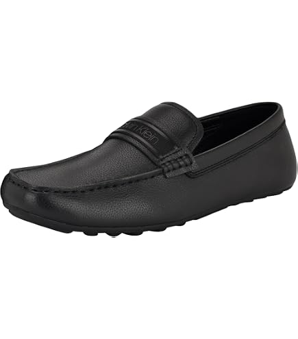 Amazon.com | Calvin Klein Magnus Black/Black/Weave Emboss  display picture 1