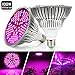 [Pack of 2] 100W Led Plant Grow Light Bulb, Full Spectrum 150 LEDs Indoor Plants Growing Light Bulb Lamp for Vegetables Greenhouse and Hydroponic, E26 E27 Base Grow Light Bulbs, AC 85~265V