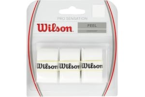 WILSON Pro Overgrip Sensation Thin Overgrip 3 Pack in White