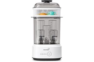 Bottle Sterilizer and Dryer, Compact Baby Bottle Sterilizer, Electric Steam Bottle Sanitizer for Baby Bottles, Pacifiers, Pum