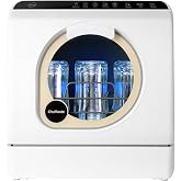 Countertop Dishwasher, Countertop Dishwasher With Water Tank, Dryer, Upper and Lower double spray arms, 360-degree cleaning. Lavaplatos can also be connected to faucets.