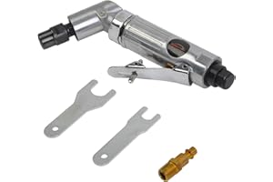 WINMAX TOOLS AUTOMOTIVE Pro 120° 1/4" Air Angle Die Grinder Cutting Grinding Built-in Regulator
