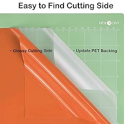 HTVRONT Orange Permanent Vinyl, 12" x 14 FT Glossy