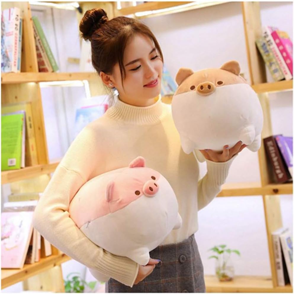 OUKEYI Cuddly Plush Pink Soft Toy Pig Pillow Gifts for Kids/Couples Big Hugging Plush Pillow - Image 5