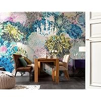 Komar 8-941 Frisky Flowers Wall Mural